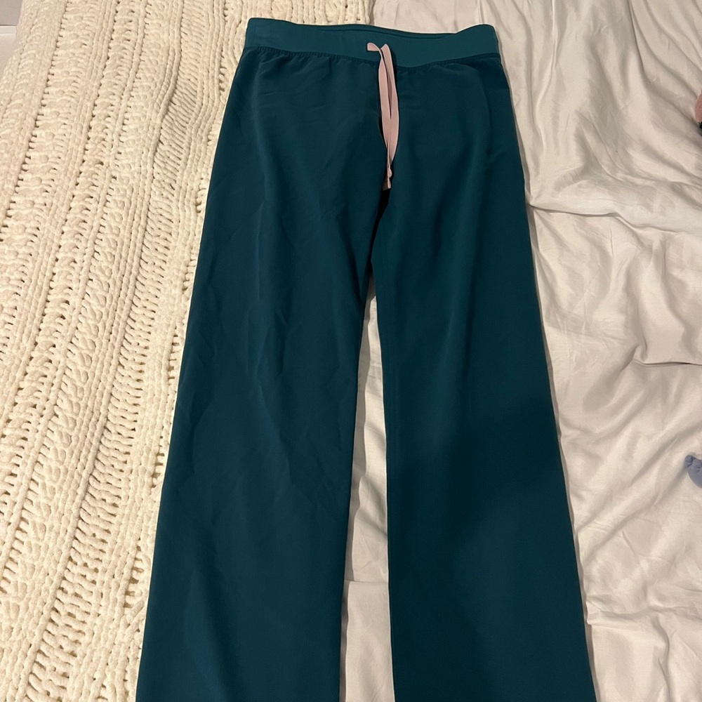 Figs Livingston Caribbean Blue Scrub Pants
